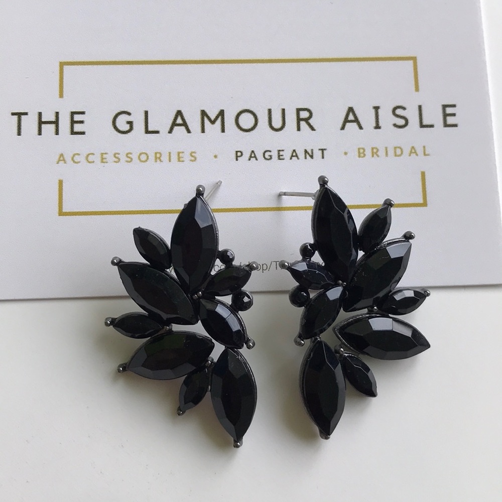 Black steph 1.5 pageant prom elegant